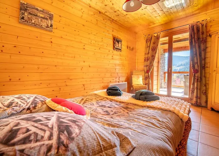 Cocooning Chalet, Mountain View, Sauna, 6 People Apartmán Ventron