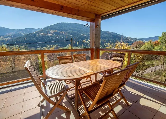 Cocooning Chalet, Mountain View, Sauna, 6 People Apartmán Ventron